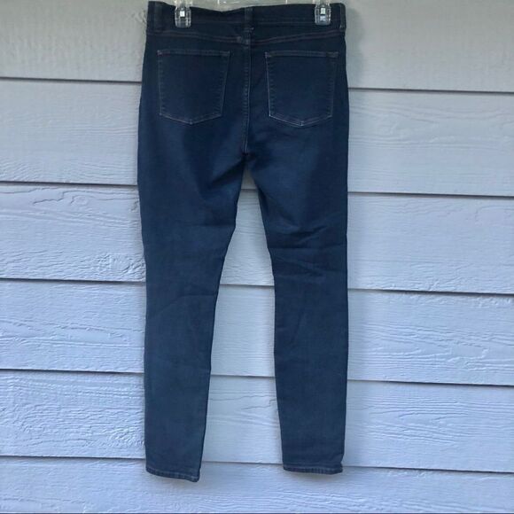 Banana republic dark wash Rinse mid rise skinny jeans -6R - Picture 5 of 12